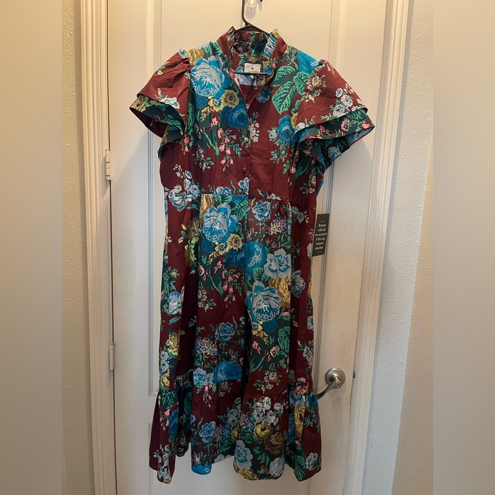 NWT Tuckernuck Floral women’s Multicolor Dress Size XXXL